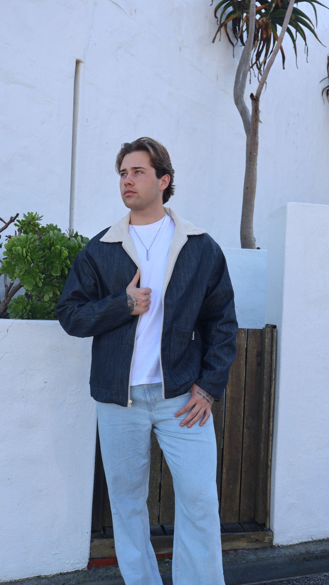 Reversible Jacket - DENIM X CORDUROY