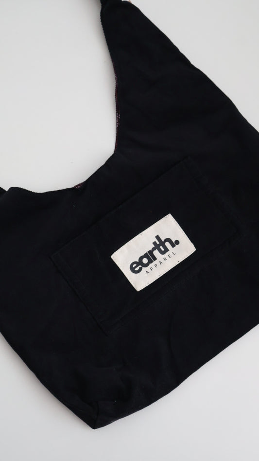 Black Corduroy Bag