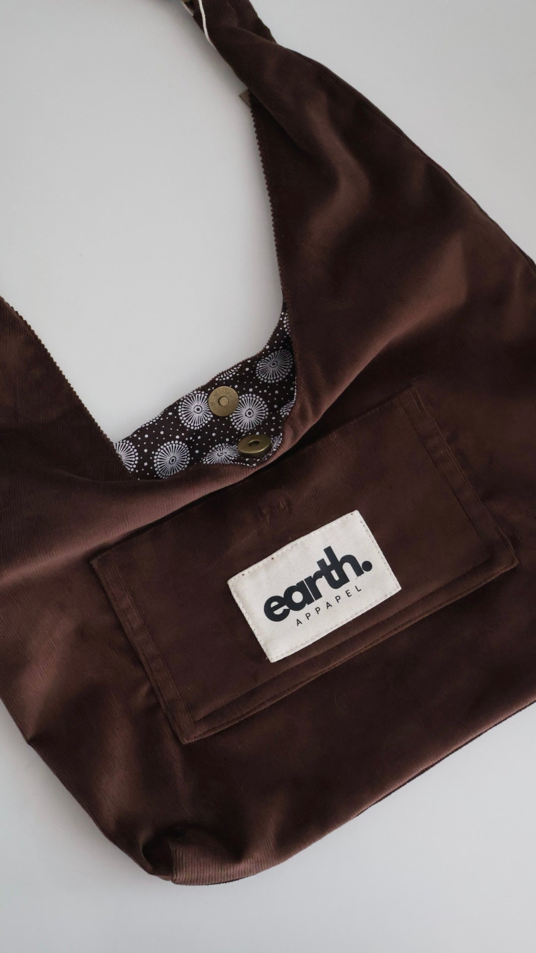 Brown Corduroy Bag