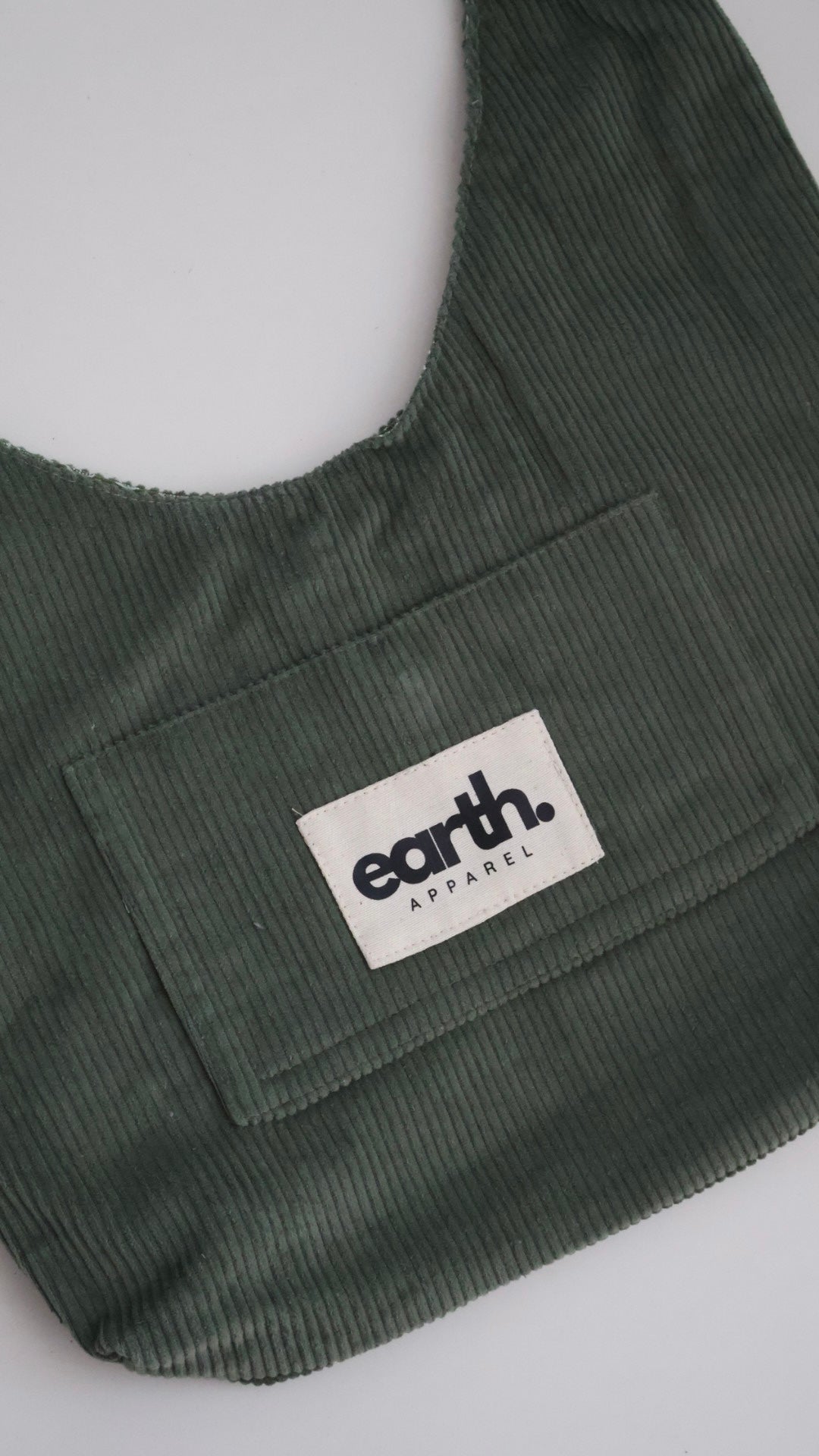 Green Corduroy Bag