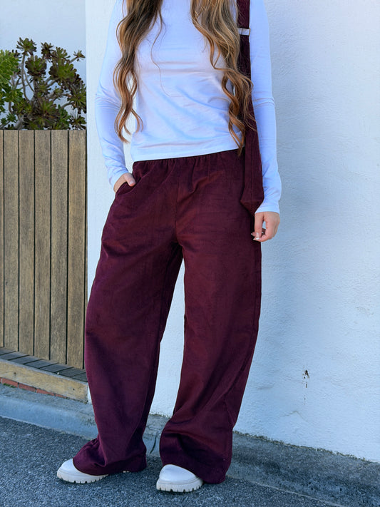 Maroon Corduroy Pants