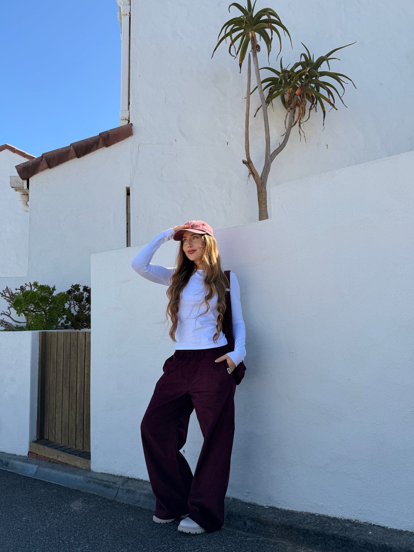 Maroon Corduroy Pants