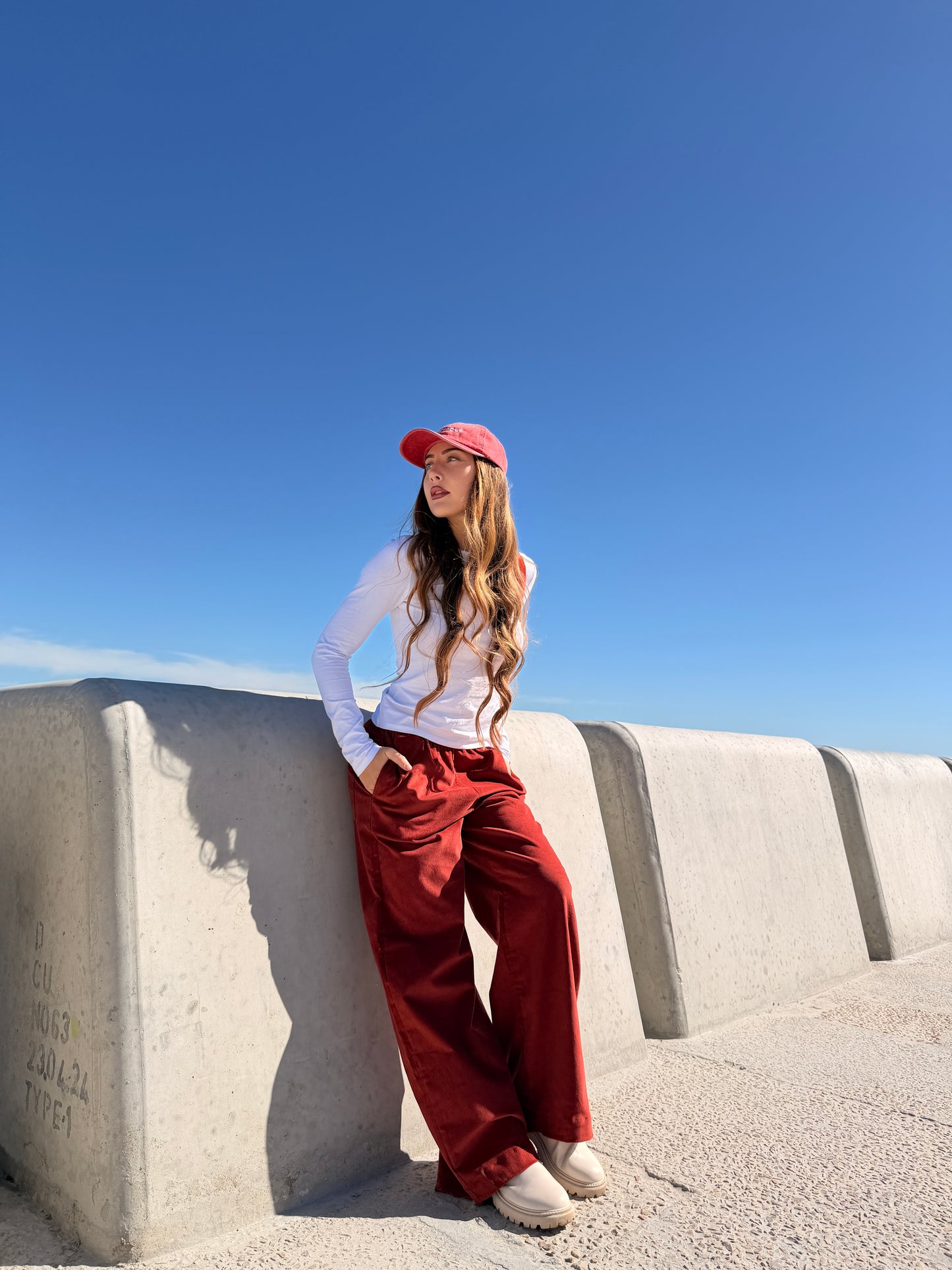 Rust Corduroy Pants