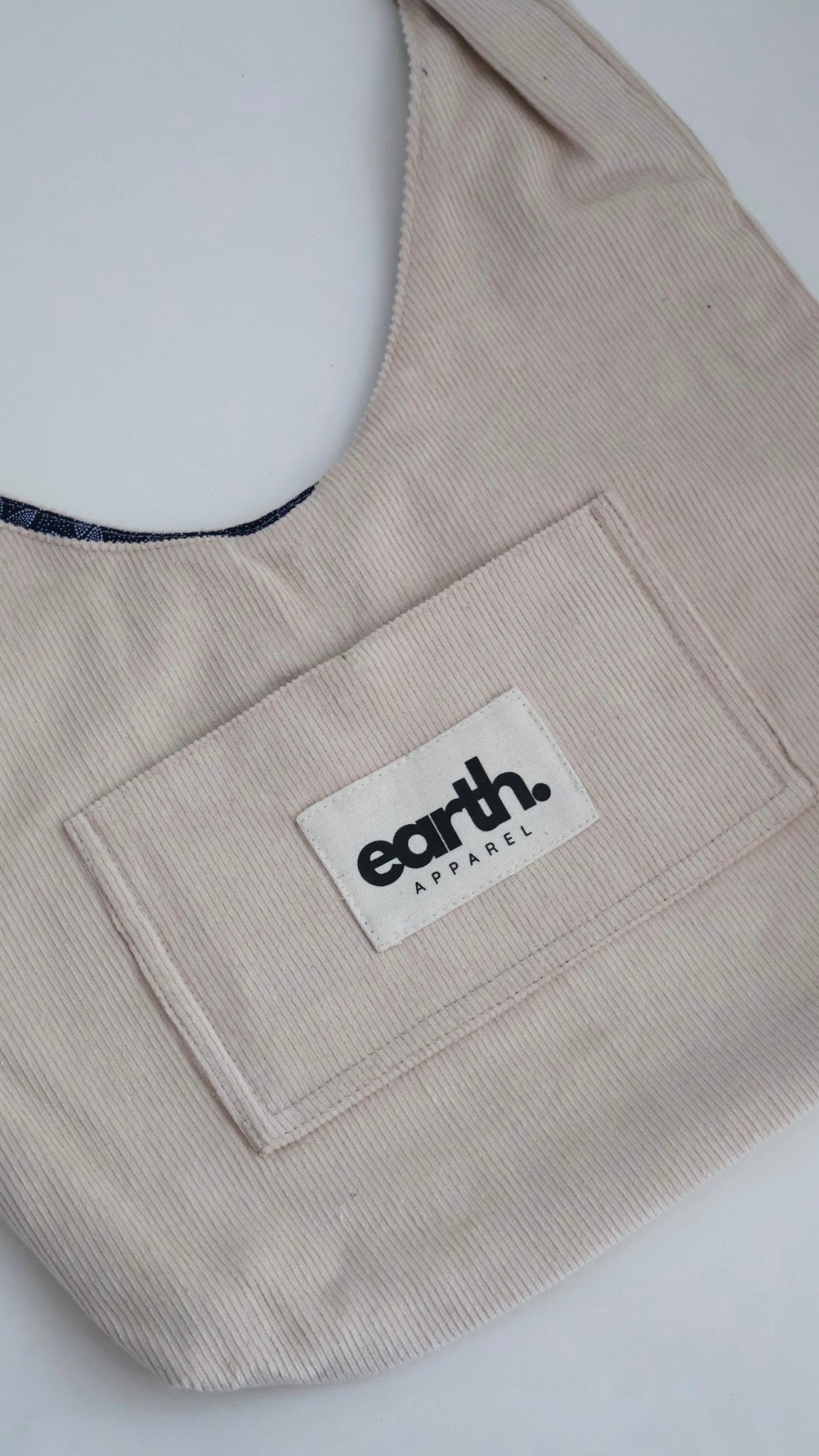 Beige Corduroy Bag
