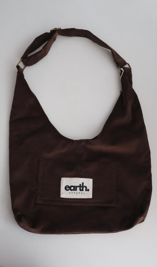 Brown Corduroy Bag