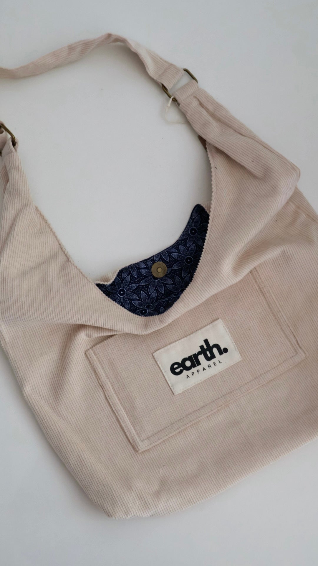 Beige Corduroy Bag