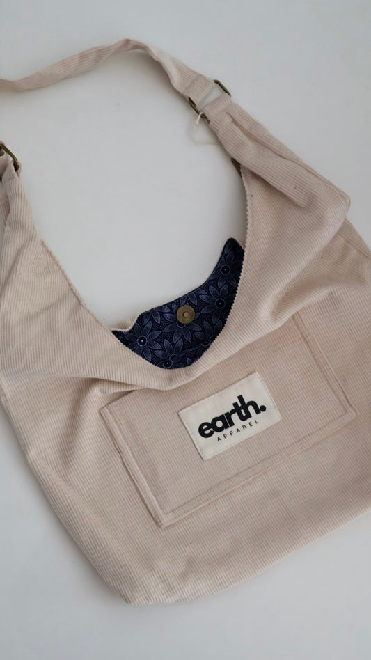 Beige Corduroy Bag