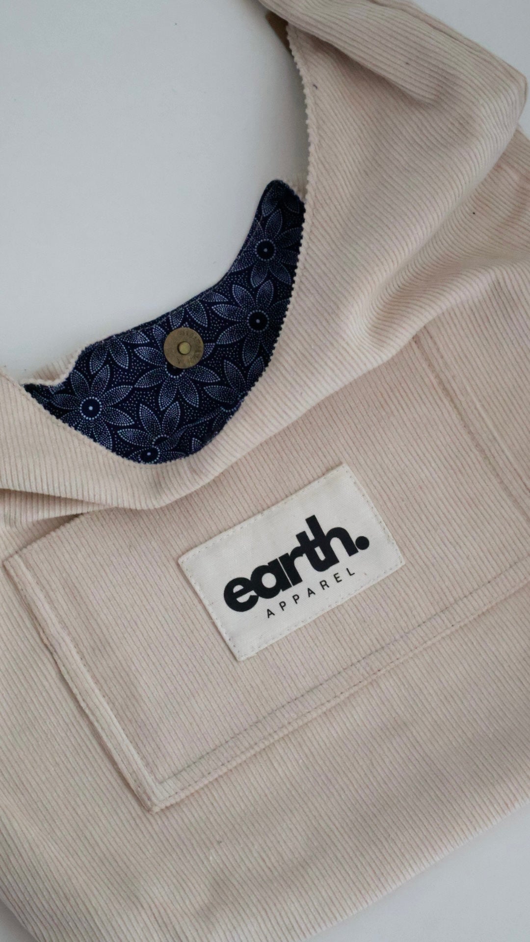 Beige Corduroy Bag